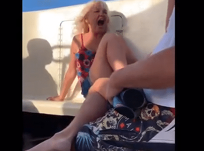 Racist White North Dakota Woman Identified as Mickey Tronson, Reportedly Escorted Off Island by Police Racist White North Dakota Woman Identified as Mickey Tronson, Reportedly Escorted Off Island by Police