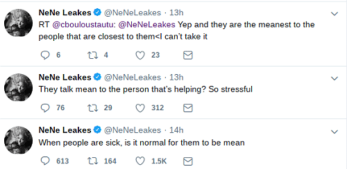 Greg’s Illness is Taking a Toll on NeNe Leakes: ‘Is it Normal for Them to Be Mean’ Greg’s Illness is Taking a Toll on NeNe Leakes: ‘Is it Normal for Them to Be Mean’