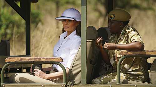 When Asked About Pith Helmet, FLOTUS Responds: 'Focus On What I Do, Not What I Wear'