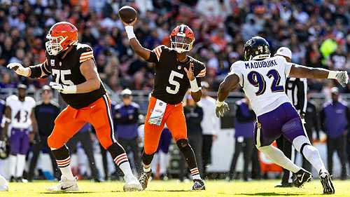 Browns' Winston to stay QB1 after Ravens upset
