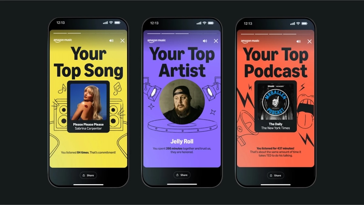 Amazon Music launches “2024 Delivered,” its take on Spotify Wrapped&nbsp; | TechCrunch