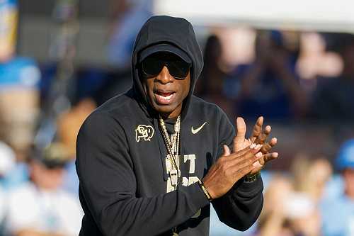 Social media goes off after Deion Sanders evades his ex-wife