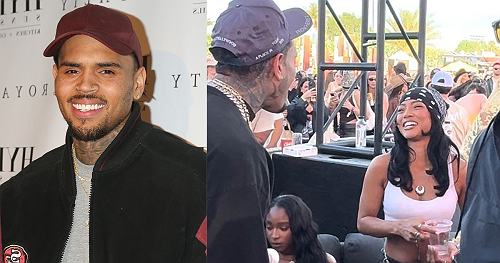 What's Tea?! Social Media Sounds OFF After Chris Brown & Karrueche Tran's Friendly Energy At Coachella (VIDEO)