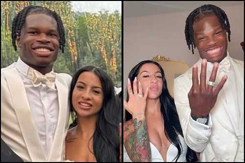 Newly-Drafted NFL Player Travis Hunter Marries Fiancée Leanna Lenee  - Y'all Know What