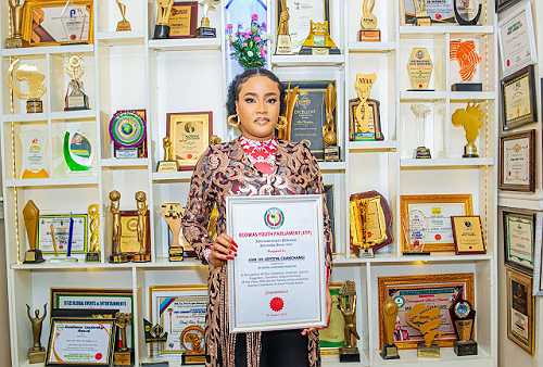 ECOWAS Youth Parliament Honours Dr. Krystal Changchangi with Global Philanthropic award