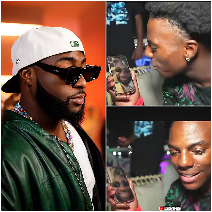🚨Breaking News ❤️❤️❤️Davido just FaceTimed IShowSpeed to wish him a Happy Birthday...