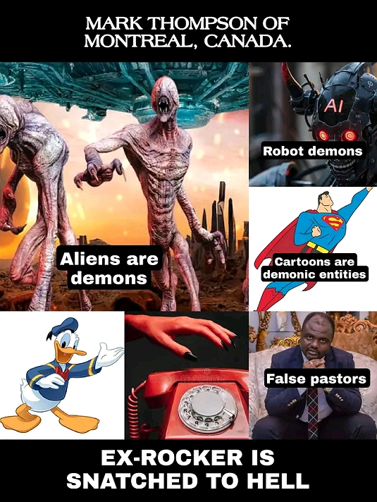 MARK THOMPSON OF MONTREAL, CANADA. EX-ROCKER IS SNATCHED TO HELLThe year 1998.DOLLS ROCK...