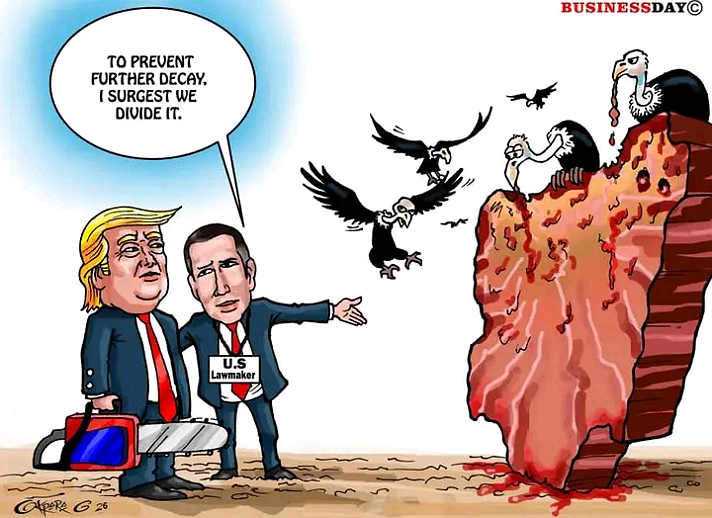 The solution to a genocide! 🪚💭By Moses Ginika Okpara#laughterinthemirror #cartoon...