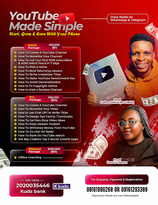 🎬 WANT TO START A YOUTUBE CHANNEL & MAKE MONEY USING JUST YOUR PHONE?📱💸Here’s your...