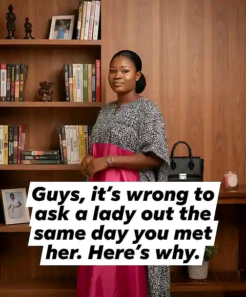 Guys, it’s wrong to ask a lady out the same day you met her. Here’s why.See comments ⤵️...